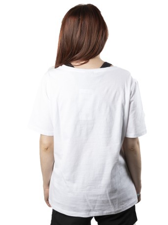 T-Shirt Femme Écrit avant blanc