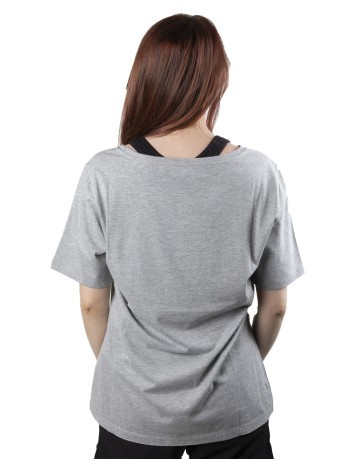 T-Shirt Femme Écrit avant blanc