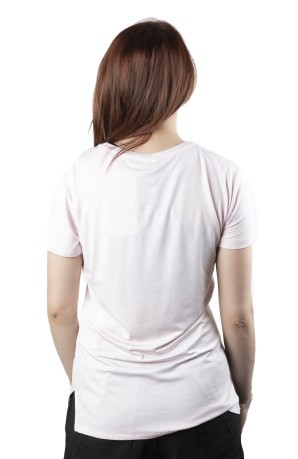 T-Shirt Polvo Rubor frente, rosa