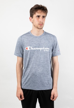 Men's T-Shirt Athletic Micro front light-blue