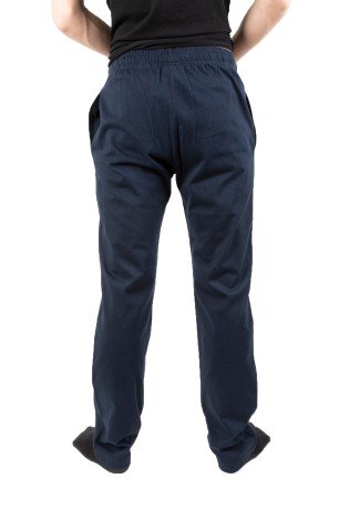 Trousers Men's Jersey blue front