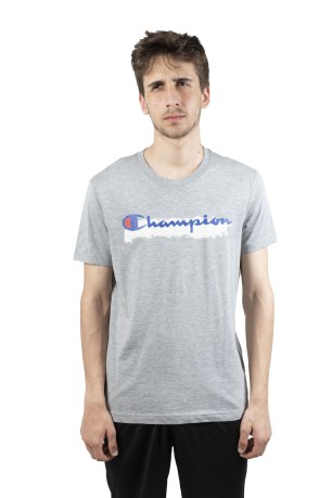 T-Shirt Uomo Indigo fronte grigio