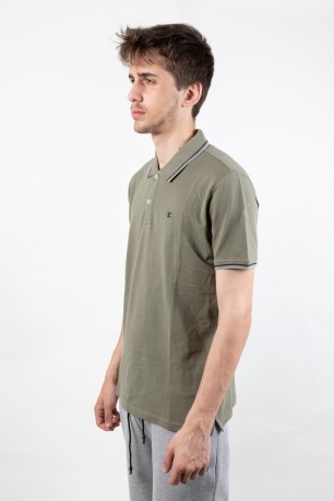 Men Polo Easy Fit green variant 1 front