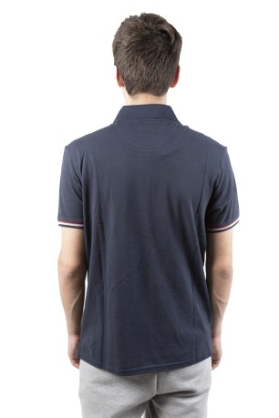 Men Polo Easy Fit blue front