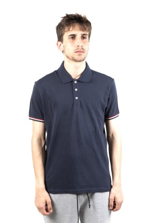 Men Polo Easy Fit blue front