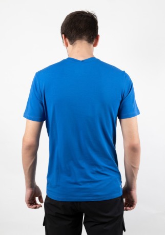 T-Shirt Herren Jerico blau grau vor