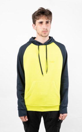 Men's sweatshirt Locker front yellow