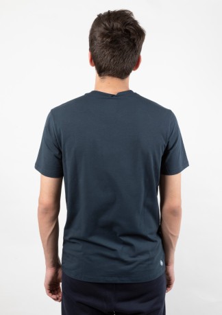 T-Shirt Herren Jerico blau grau vor