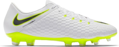 Chaussures de Football Nike Hypervenom Phantom III de l'Académie FG blanc
