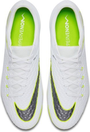 Chaussures de Football Nike Hypervenom Phantom III de l'Académie FG blanc