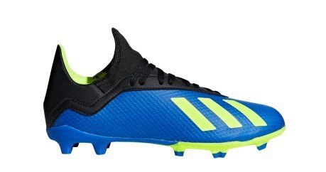 Botas de fútbol de Niño Adidas X 18.3 FG Modo de ahorro de Energía colore azul negro - - SportIT.com