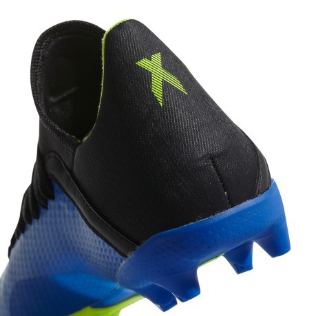 Junior botas de Fútbol Adidas X 18.3 FG derecho