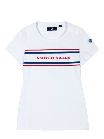 T-Shirt Donna Logo fronte bianco