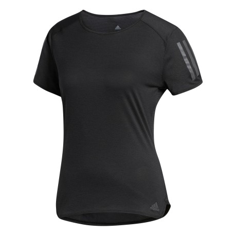 T-Shirt de Ejecutar la Respuesta más fresco, negro-negro modelo