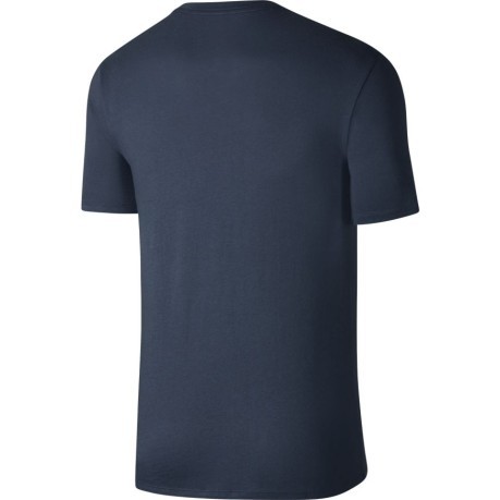 T-Shirt Sportswear-blau vor