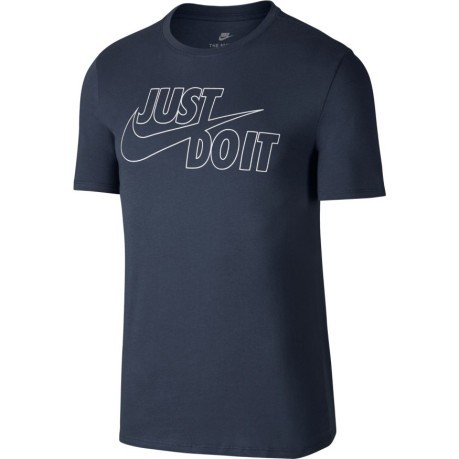 Hombres T-Shirt ropa Deportiva frente azul