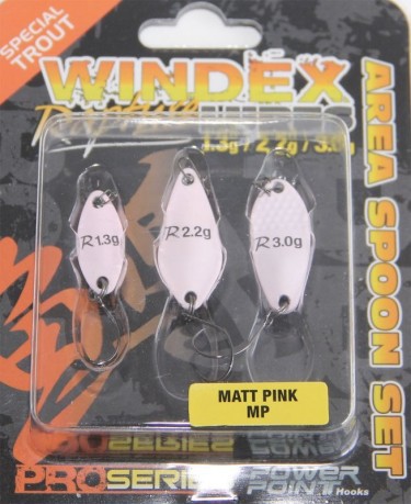Set of artificial trout area Windex Spoon Set