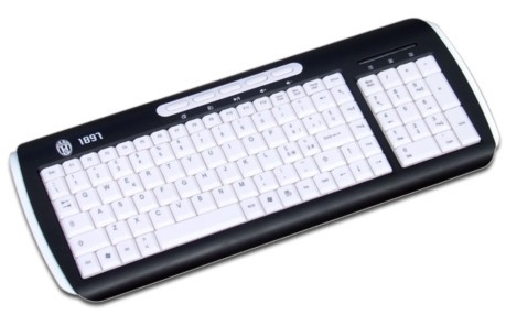 The keyboard of the match