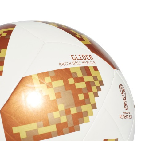 Combo-Fußbälle Adidas Fußball Telstar World-Cup-Glider-Weiß-Gold