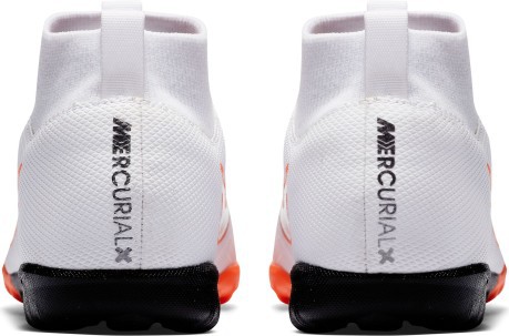 Schuhe Fussball Kinder Nike Mercurial SuperflyX SIE Academy TF weiß