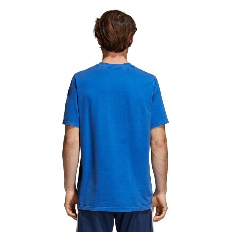 Men's T-Shirt Trefoil blue variant front