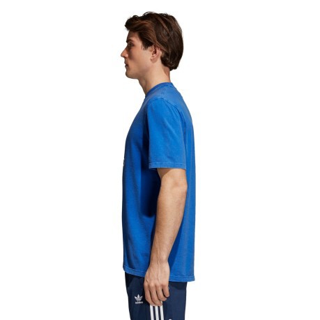 Men's T-Shirt Trefoil blue variant front
