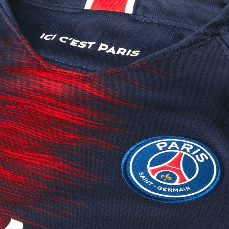 Jersey Home PSG Jr 18/19 front