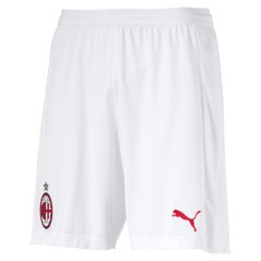 Shorts Milan Home 18/19 bianco rosso fronte