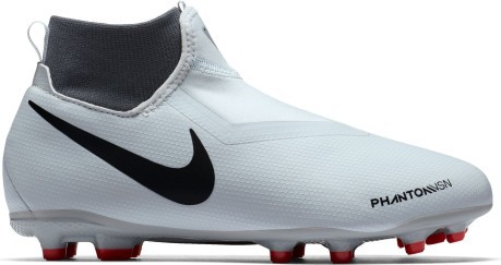 Chaussures de Football Enfant Nike Phantom Vision de l'Académie de DF MG posées Sur le Béton Pack droit