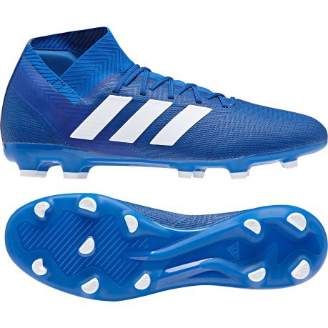 Chaussures de Football Adidas Nemeziz 18.3 FG Équipe en Mode Pack côté