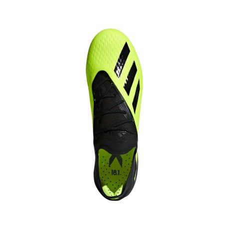 Chaussures de Football Adidas X 18.1 FG Équipe en Mode Pack côté