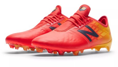 Acostumbrarse a Eliminación Incierto Fútbol zapatos New Balance Fueron 4.0 Pro Leather FG colore rojo amarillo - New  Balance - SportIT.com