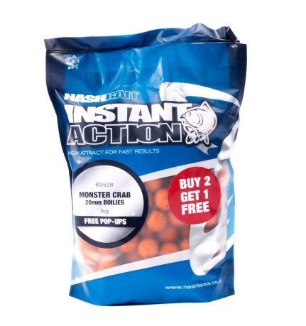Boilies Instant Action Monster Crab 15 mm