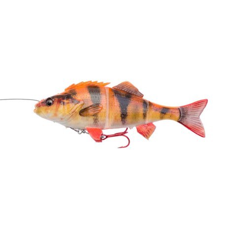 Artificial bait 4D Line Thru the Perch 17 cm 63 g orange black