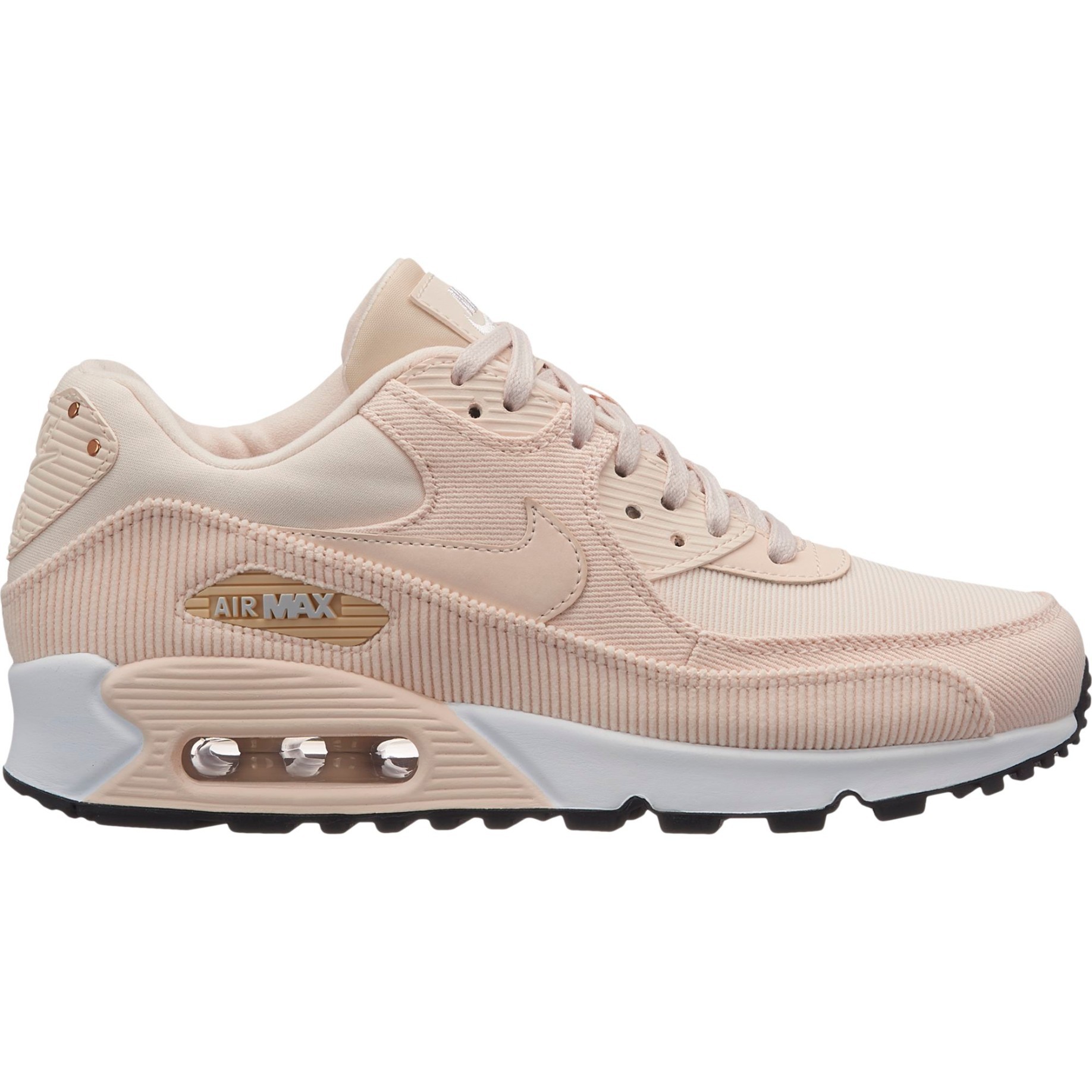 Shoes Woman Air Max 90 Leather colore Pink White - Nike - SportIT.com