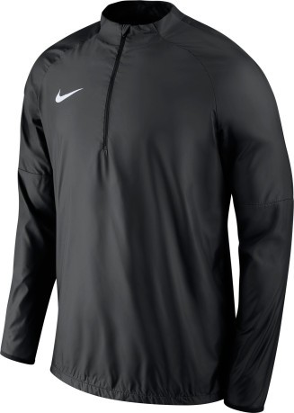 Sweat à capuche coupe-Vent Nike Football Academy avant noir