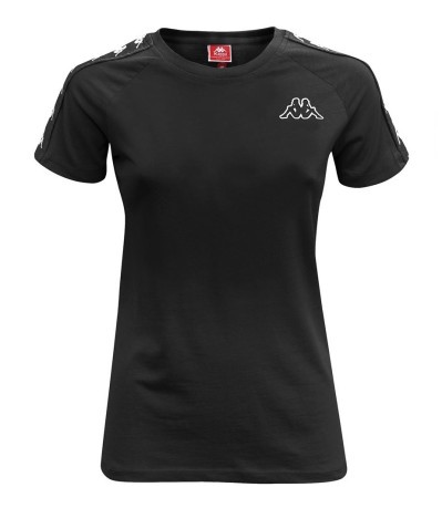 T-Shirt Femme de la Bande de Femmes en noir à l'avant