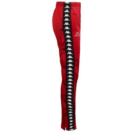 Pants Woman Band Wastoria Snaps red front