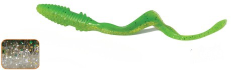 Leurres artificiels Mad Worms 14 cm jaune