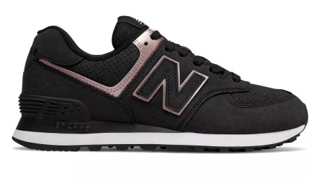 Shoes 574 Nubuck colore Black Pink 