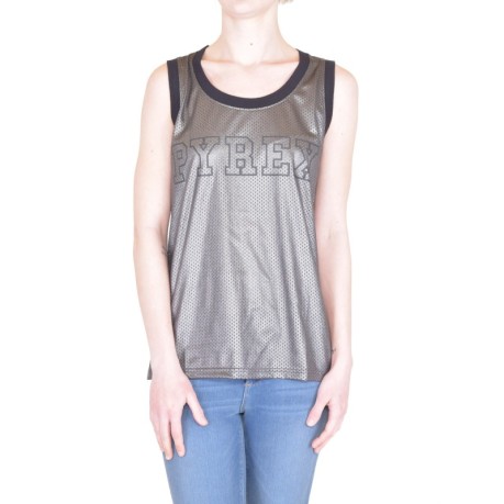 Tank top, Laminated Woman in front of