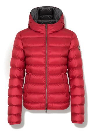 Daunenjacke Sport Damen Kapuze vor