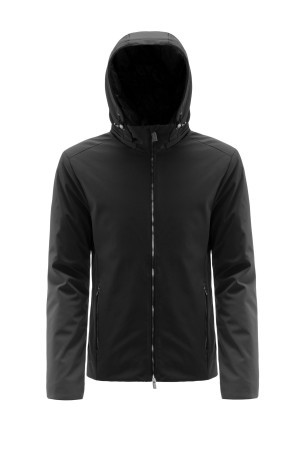 Jacket Man Stiring With Hood front